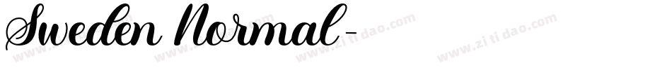 Sweden Normal字体转换